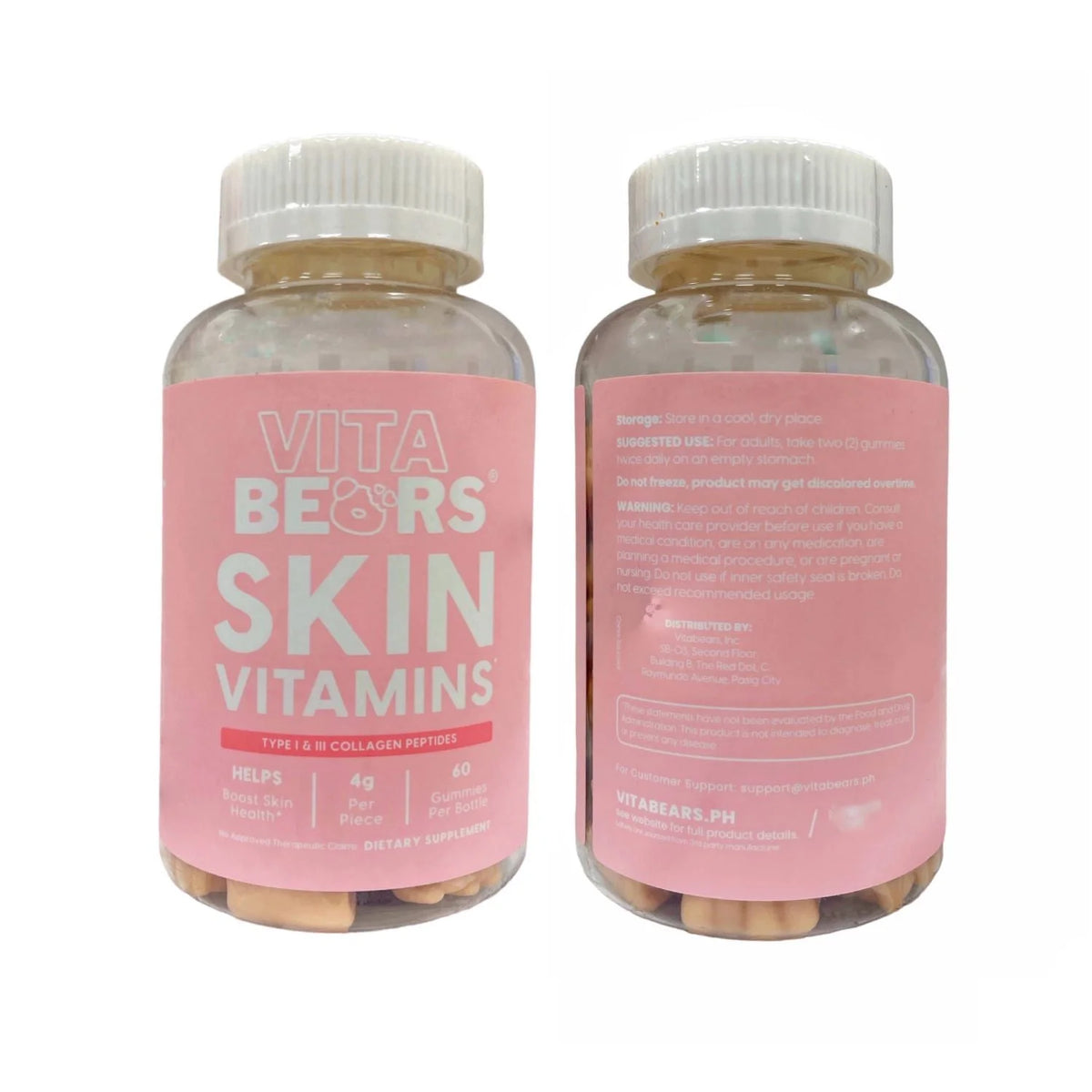Skin Vitamins 60 Gummies K5328
