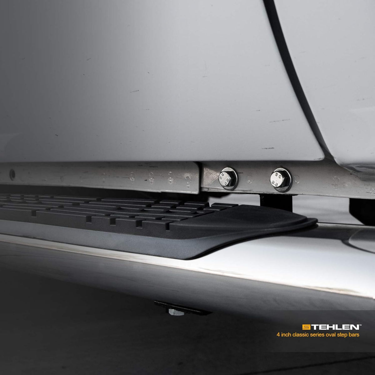 4 Oval Side Step Nerf Bars Stainless Steel A828625