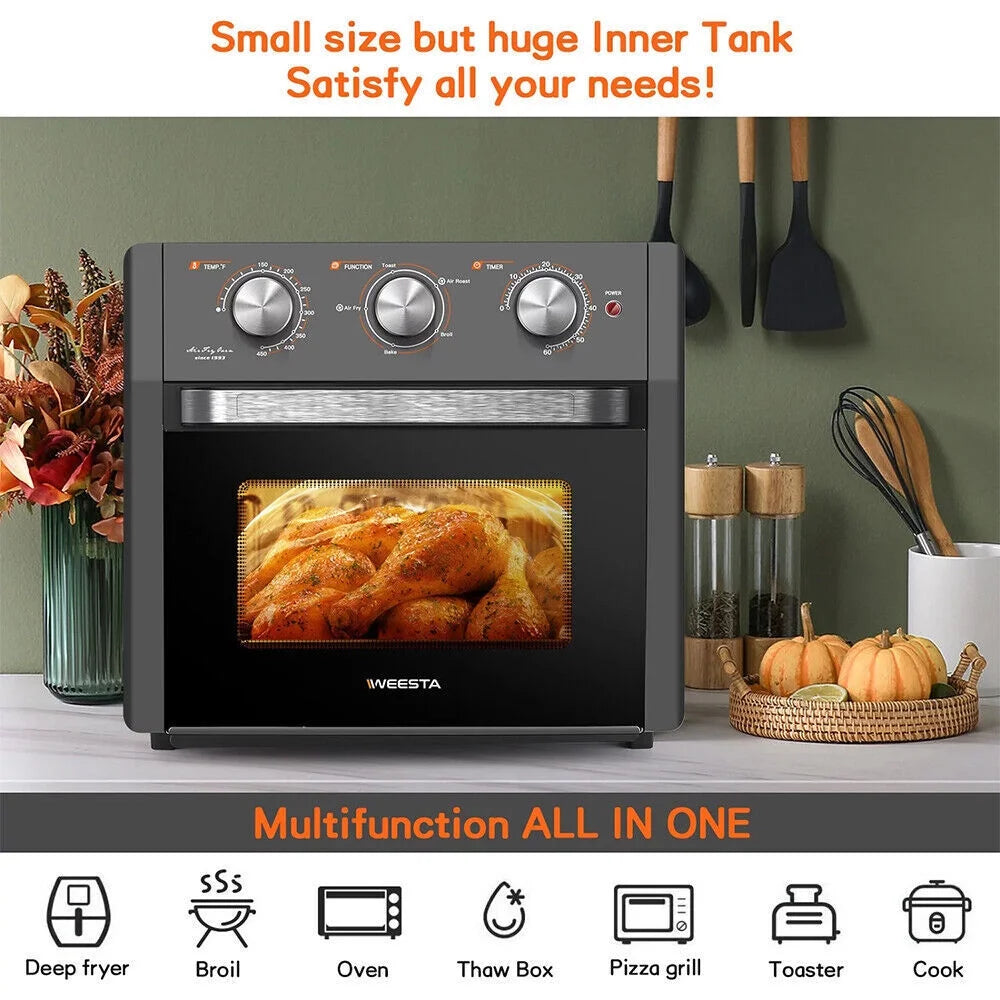 20QT Air Fryer Oven Combo with Accessories, Gray U23531
