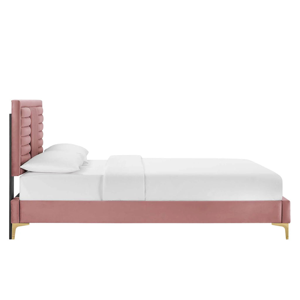 King Platform Bed U113