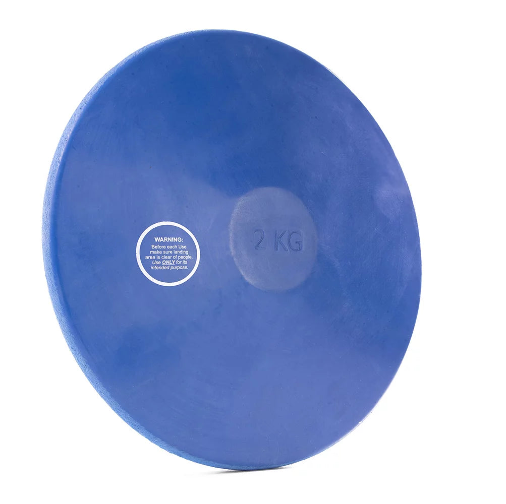 2kg Blue Non-Marking Rubber Practice Discus C327119