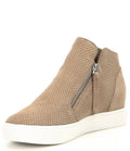 Taupe Suede Caliber Shoes Q108