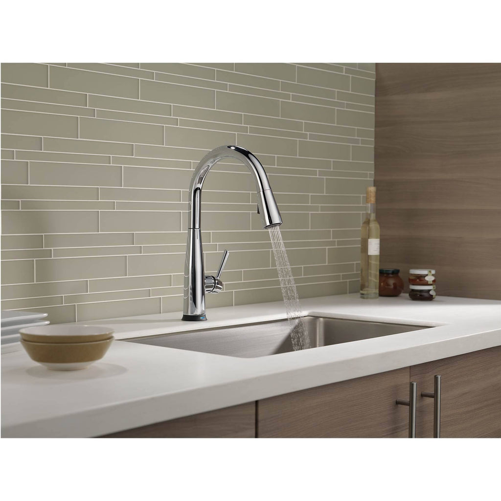 Chrome Single Handle Pull-Down Kitchen Faucet R857592