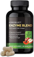 17 Enzyme Blend with Apple Cider Vinegar Ginger Papaya 60 Capsules E3340