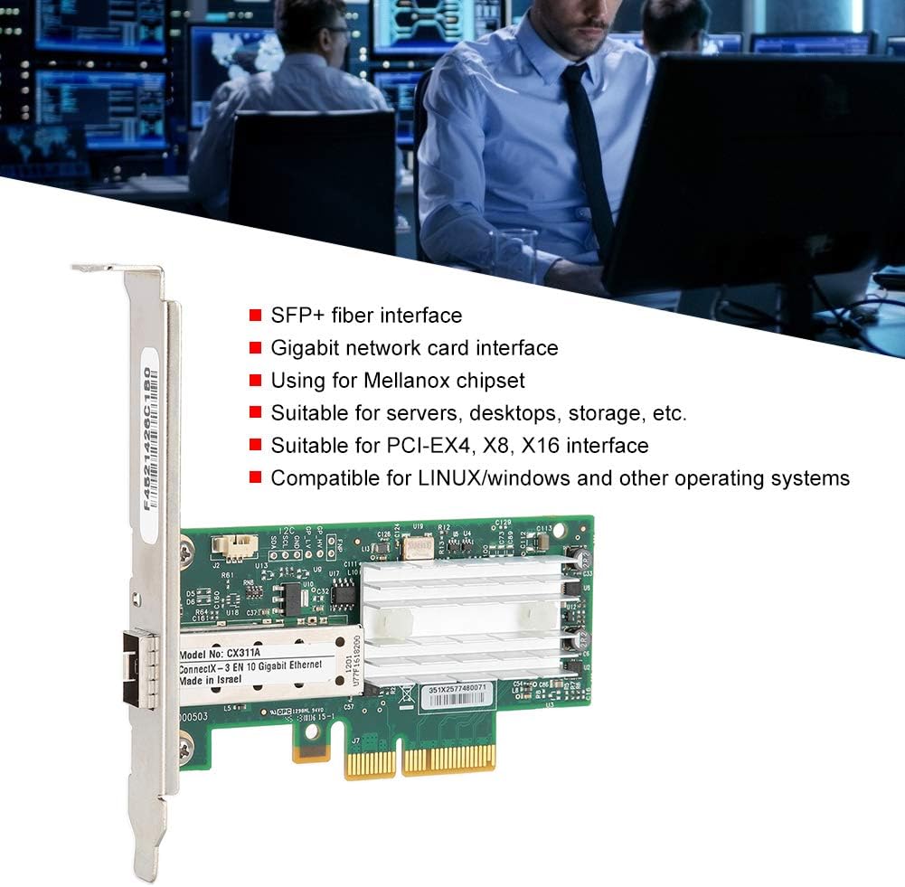 10 Gigabit SFP Fiber Optic Network Card N837
