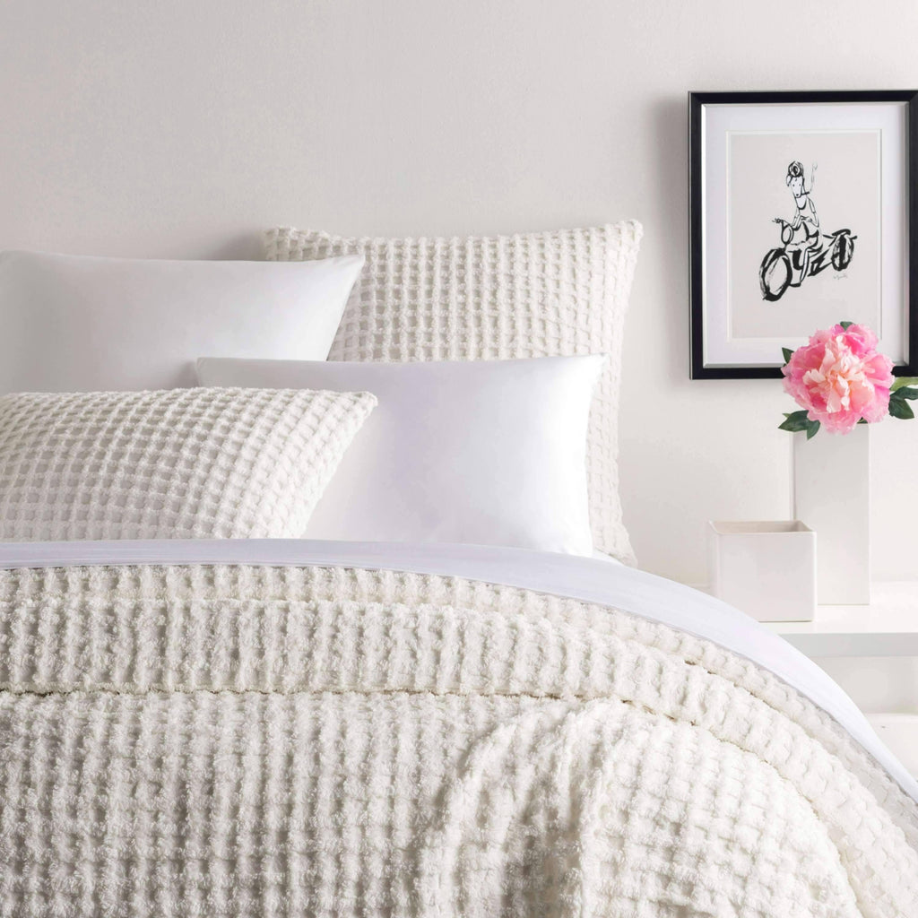 Dove White Coverlet Twin L341