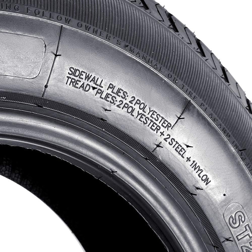 Set of 4 Radial Trailer Tires ST235/80R16 Load Range E 10PR Speed Rating N V485465