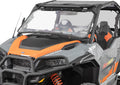 Heavy-Duty Scratch Resistant Flip Windshield, 1/4 Thick Polycarbonate G99233