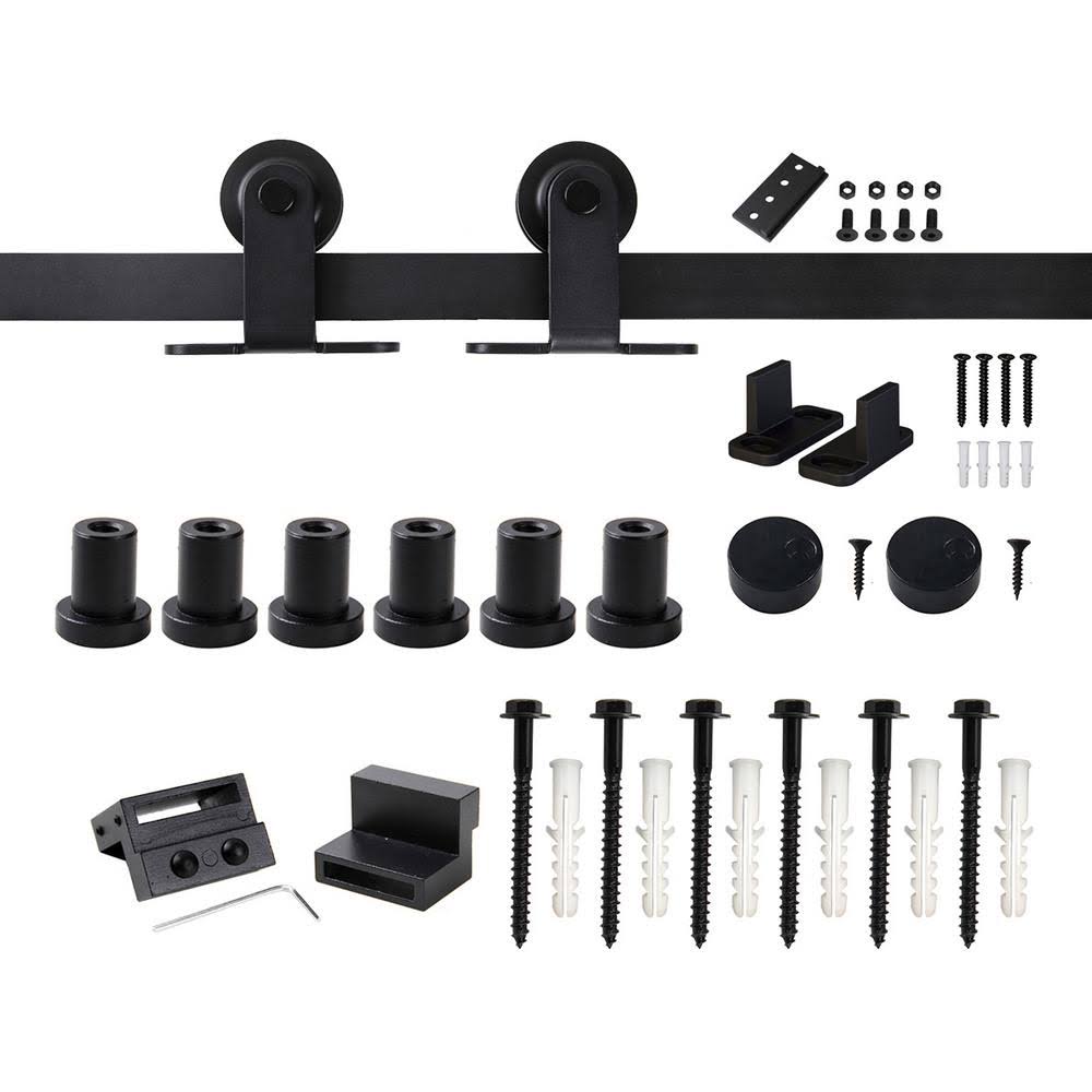 96 in. Sliding Barn Door Hardware Kit S833047