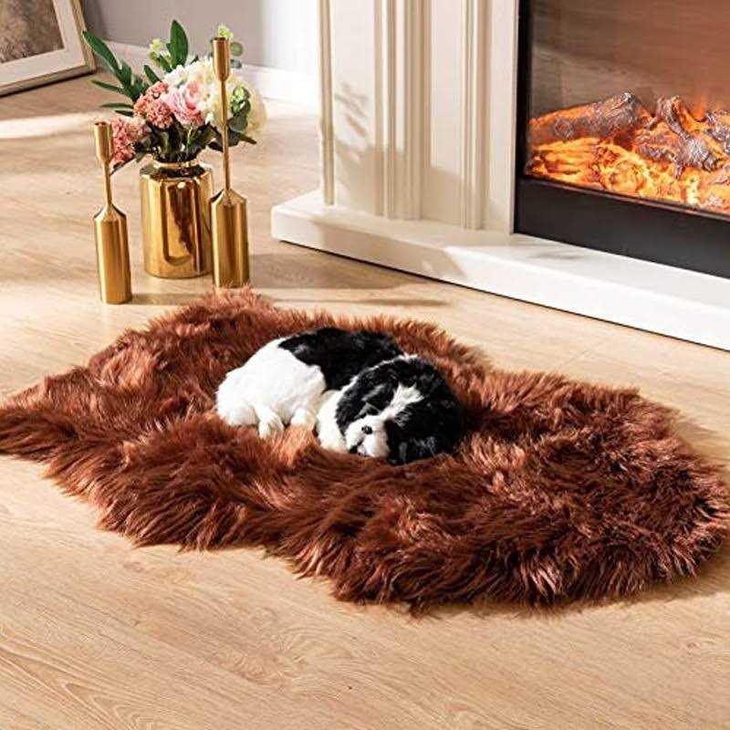 Soft Faux Fur Pet Bed Mat E57806