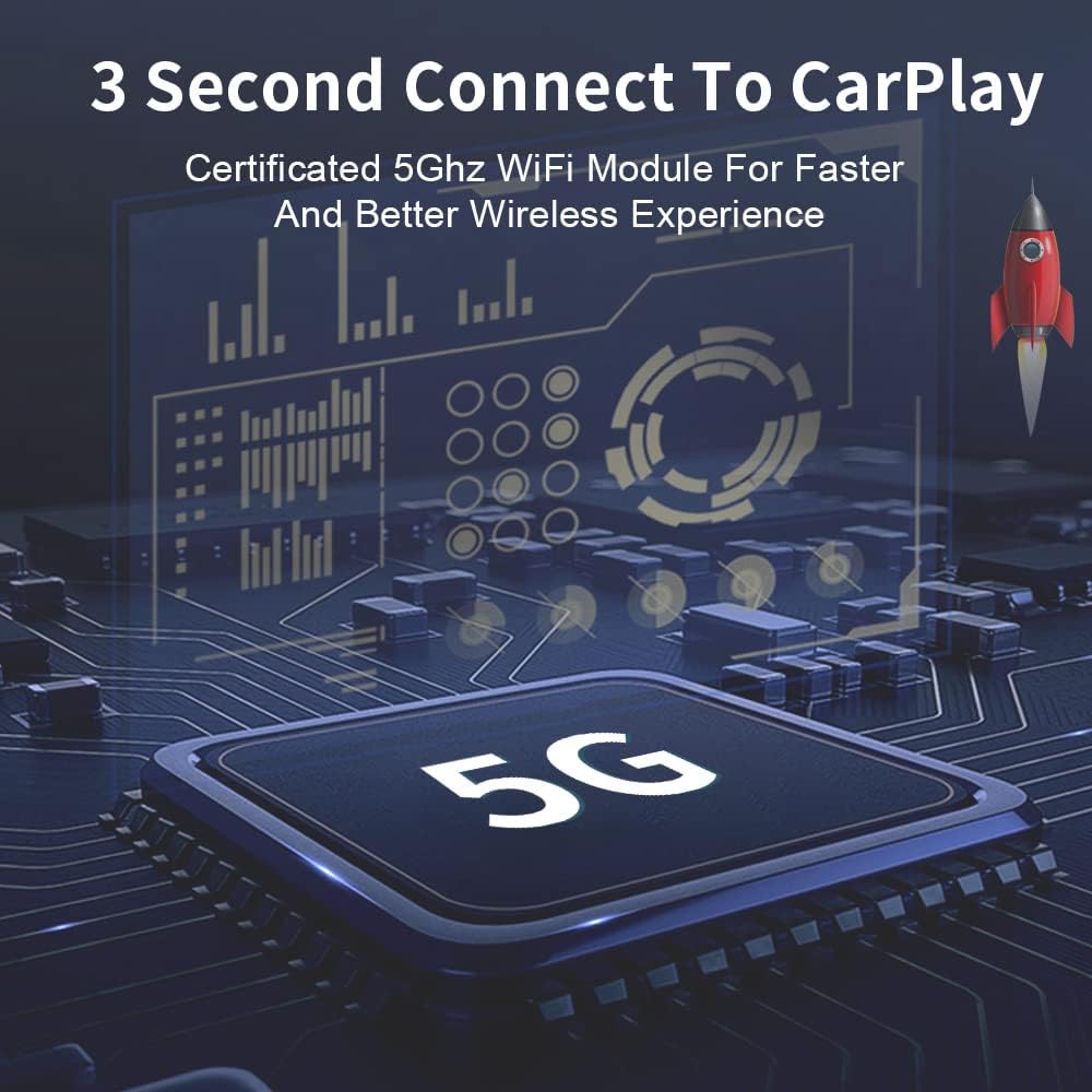 Wireless CarPlay Adapter for Factory Wired CarPlay Models X484