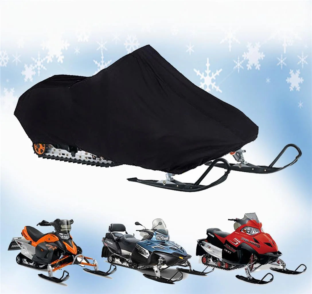 200 Denier All Black Snowmobile Cover Q1873