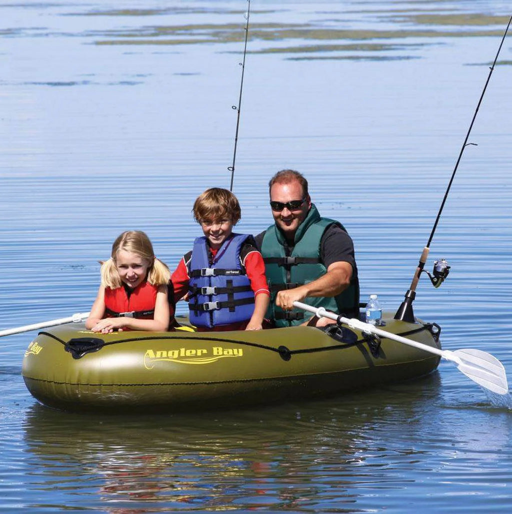 6 Person Inflatable Fishing Boat Raft Float, Green P493802