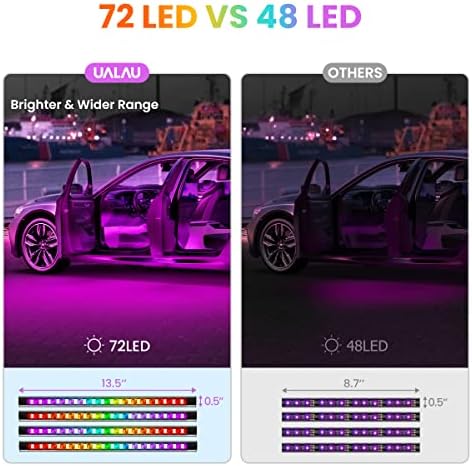 72 LED Car Interior Lights with APP Controller R11078