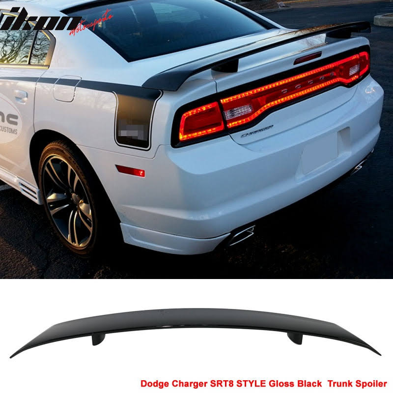 Gloss Black ABS Trunk Spoiler Wing W8844