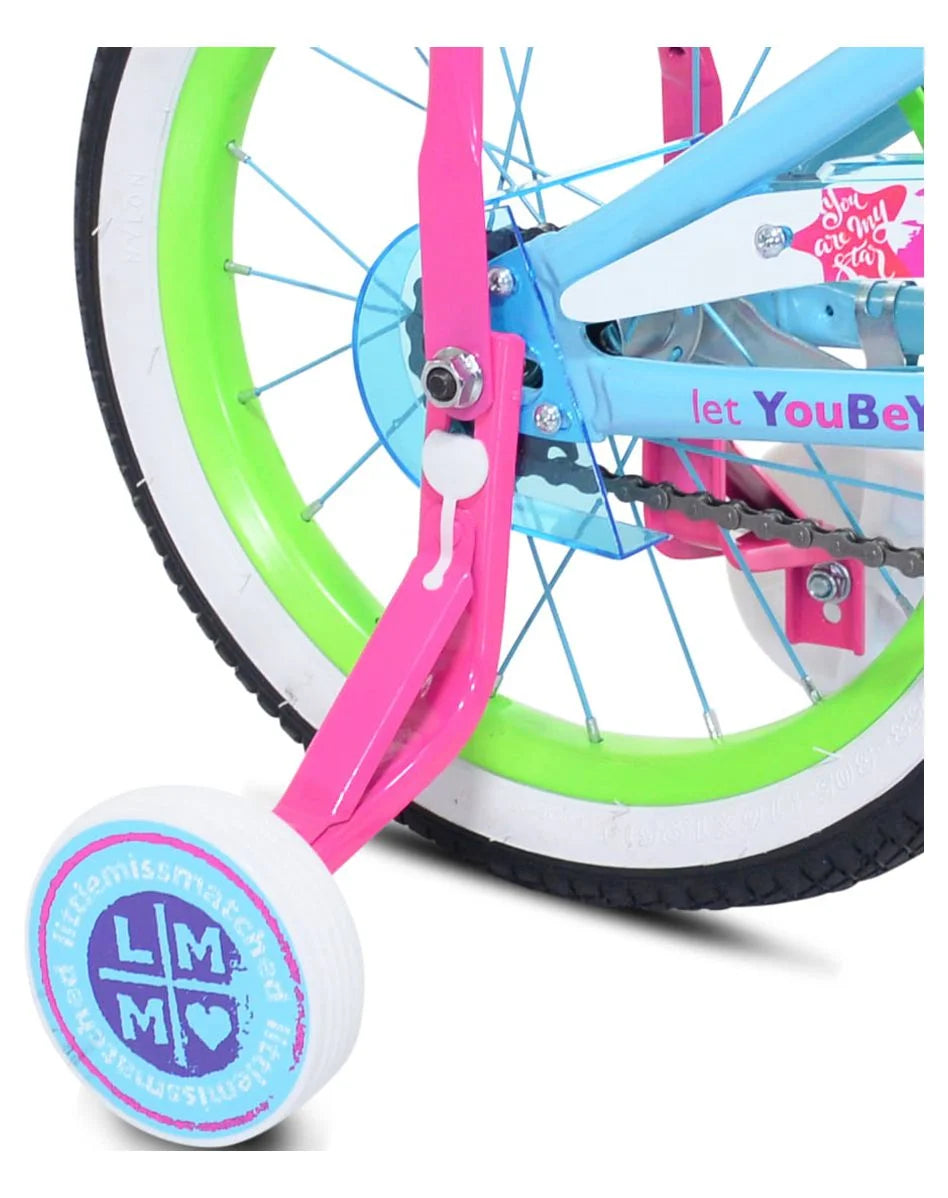 16 Blue and Green Bicycle I7342