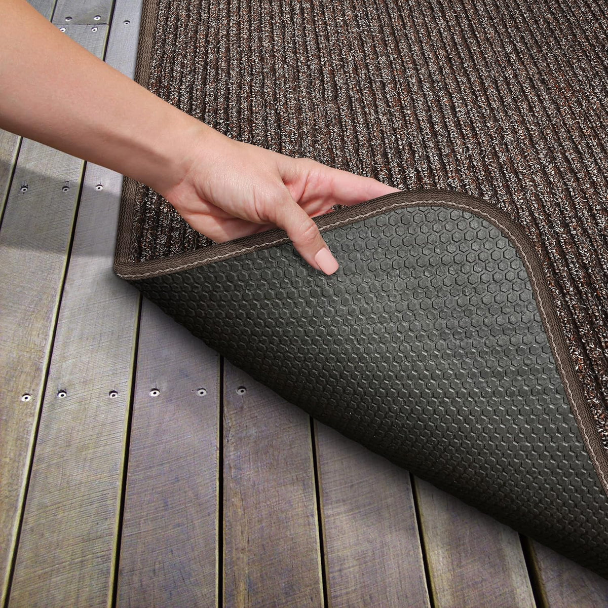 Tuscan Brown 3 Feet x 10 Feet Carpet Runner P9101