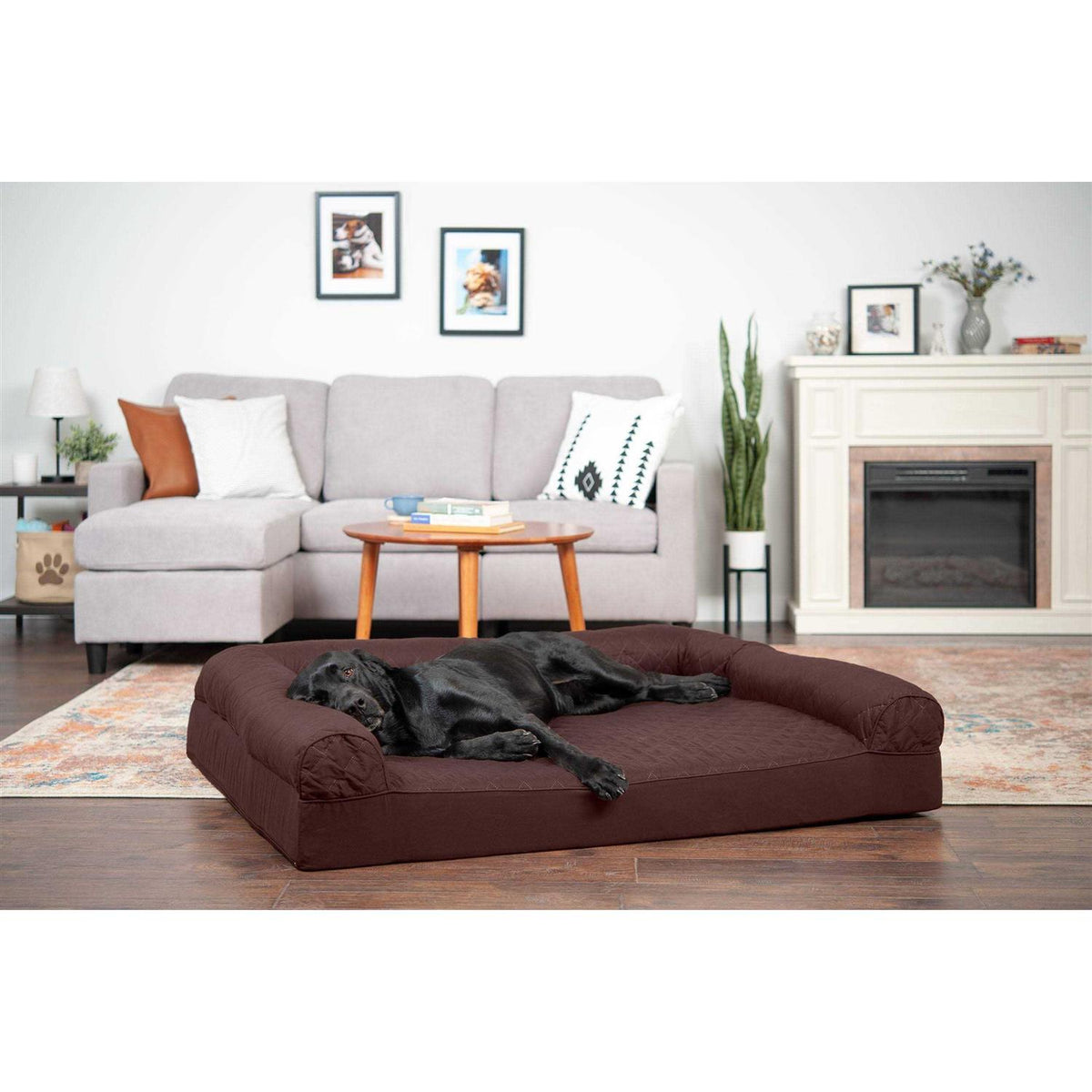 Quilted Sofa Dog Bed T12823
