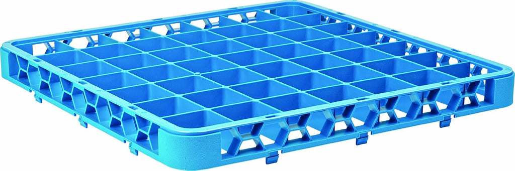 49-Compartment Divided Glass Rack Extender, Blue, Case of 6 U1357