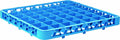 49-Compartment Divided Glass Rack Extender, Blue, Case of 6 U1357