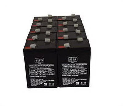 6V 4.5 Ah Alarm Replacement Battery 10 Pack I41211