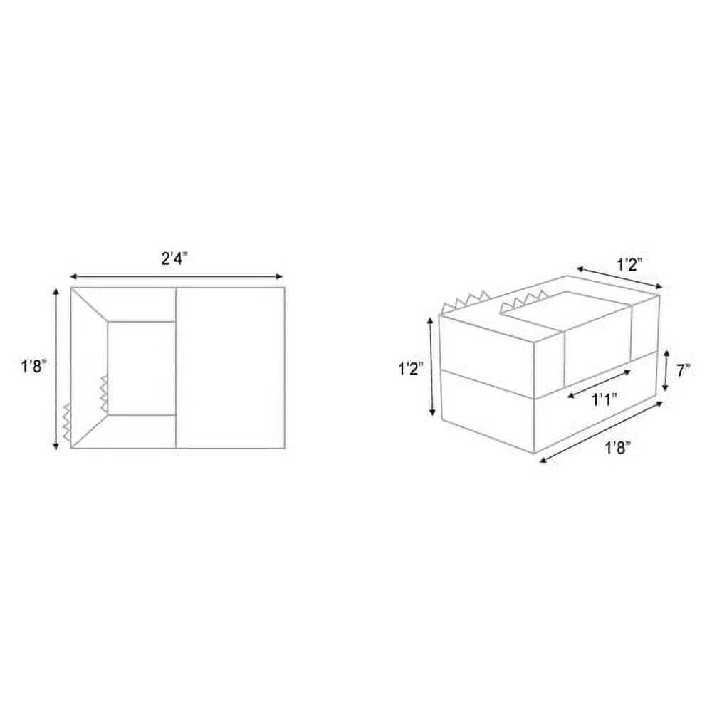 Red Transformable Play Sofa D35948