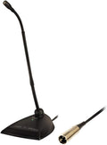 Cardioid Desktop Gooseneck Condenser Microphone with Base and Cable V890354