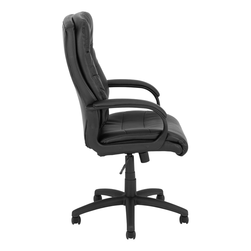 Adjustable Height High Back Executive Chair Black R18885