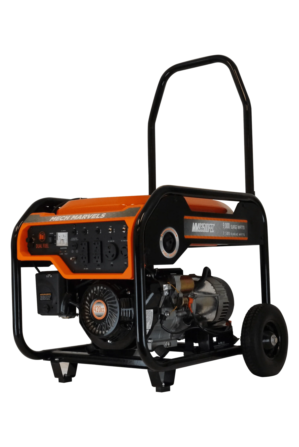 9000 Watt Dual Fuel Portable Power Generator B730