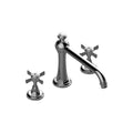 Polished Chrome Double Handle Roman Tub Faucet D466