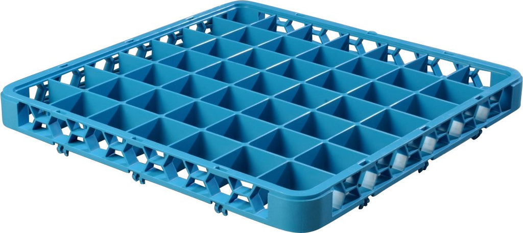49-Compartment Divided Glass Rack Extender, Blue, Case of 6 U1357