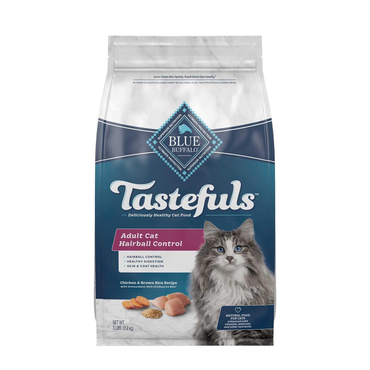 Chicken and Brown Rice Adult Dry Cat Food G954