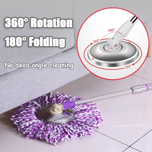 60-inch Rotating Telescopic Spin Mop Replacement Handle T12983
