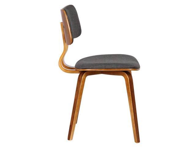 Charcoal/Walnut Mid-Century Dining Chair D8845