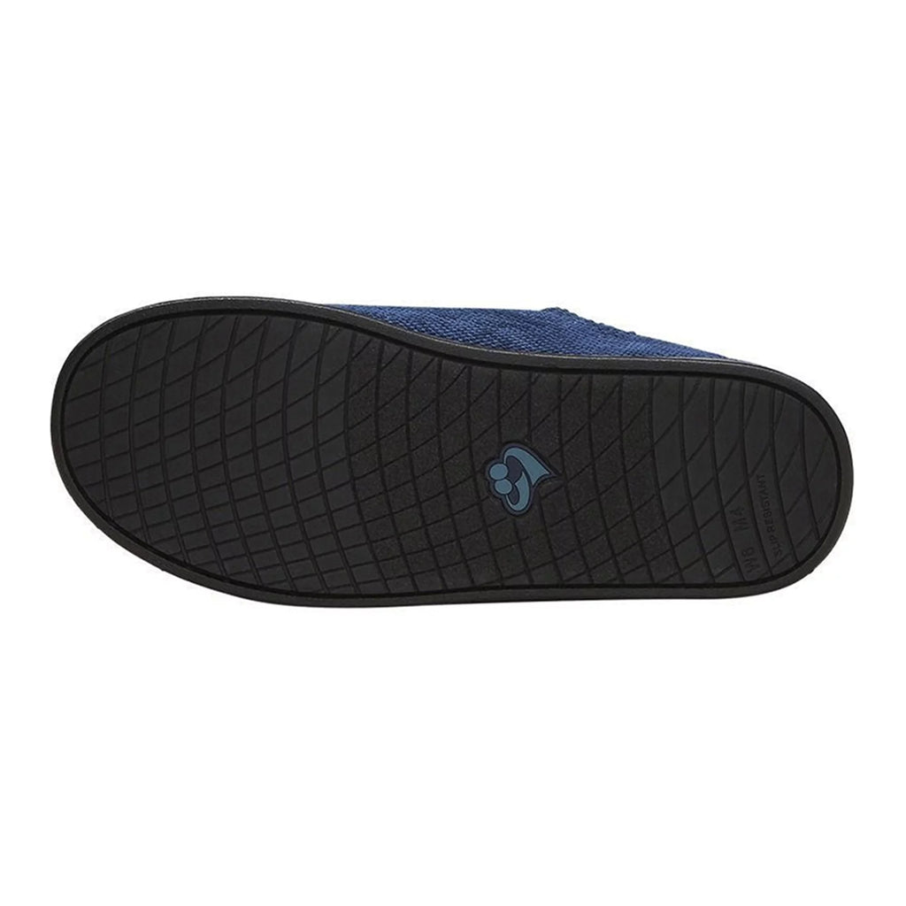 Navy Double-Extra Wide Easy Closure Slipper P331133