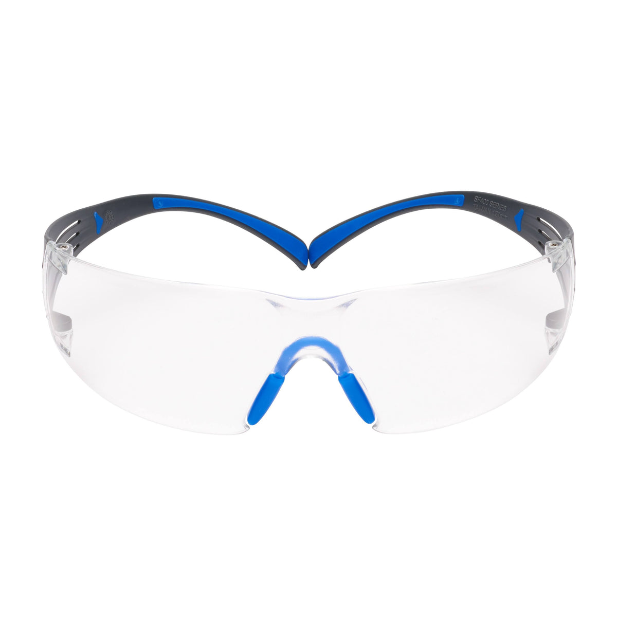 Blue/Gray Clear Anti-Fog Safety Glasses O74614