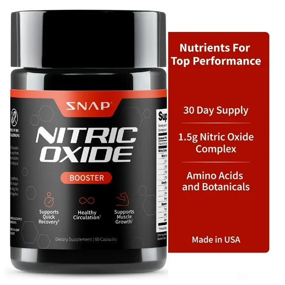 60 Capsules Nitric Oxide Booster A930979