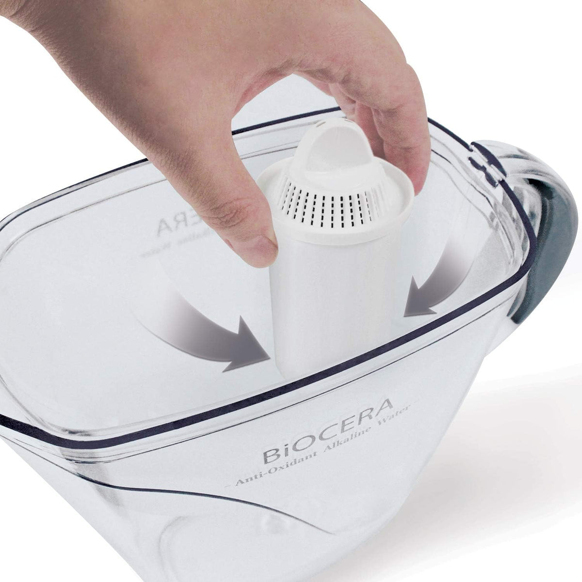 Alkaline Water Filter Pitcher with 2 Cartridges G36591