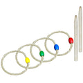 Solid Wood 6-piece Ring Toss Game E385070