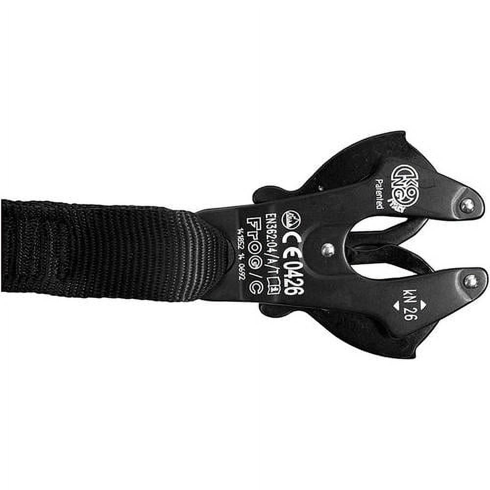 Black 24 Inches Elastic Bungee Lanyard with Snap Hook E617