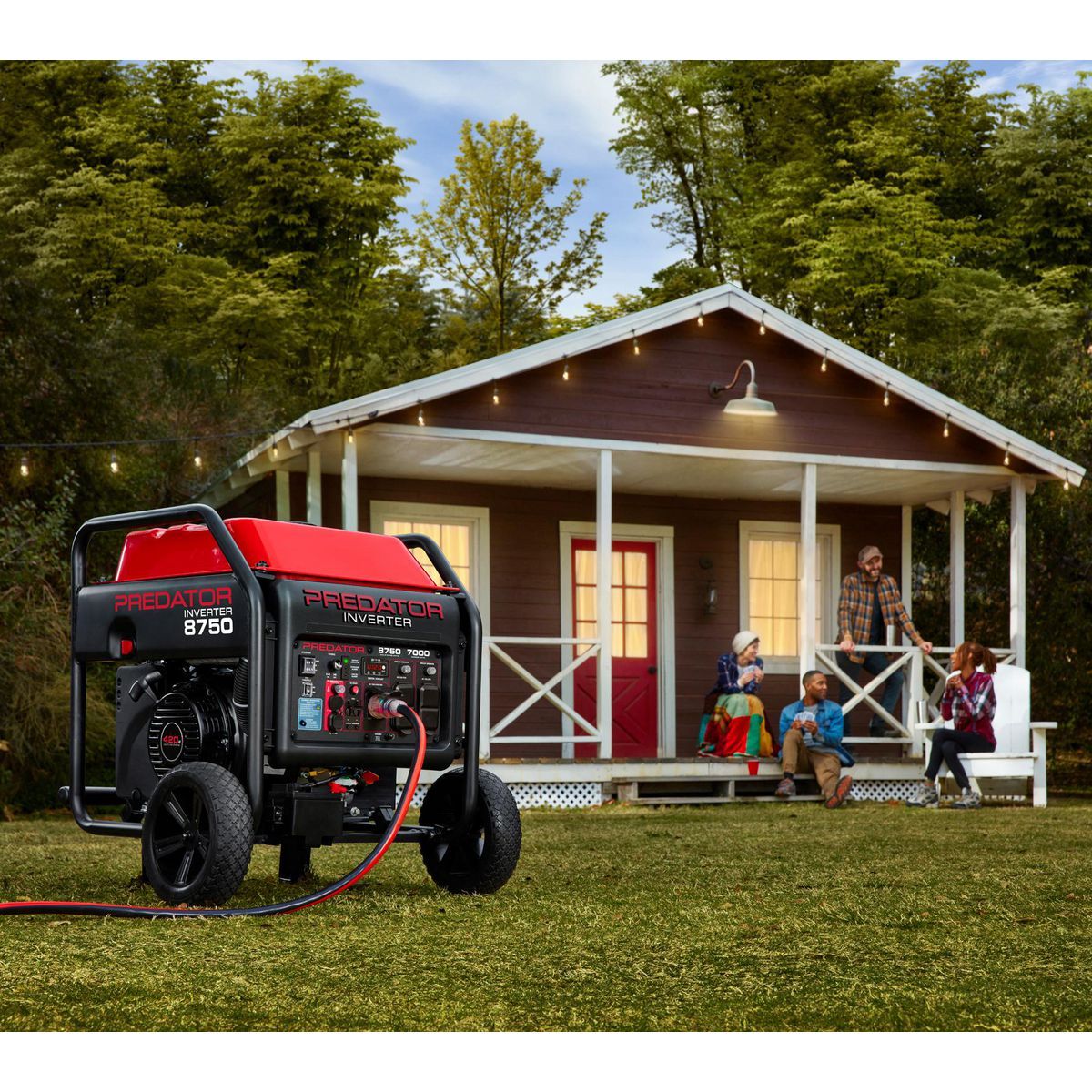 8750 Watt Open-Frame Inverter Generator Z958814