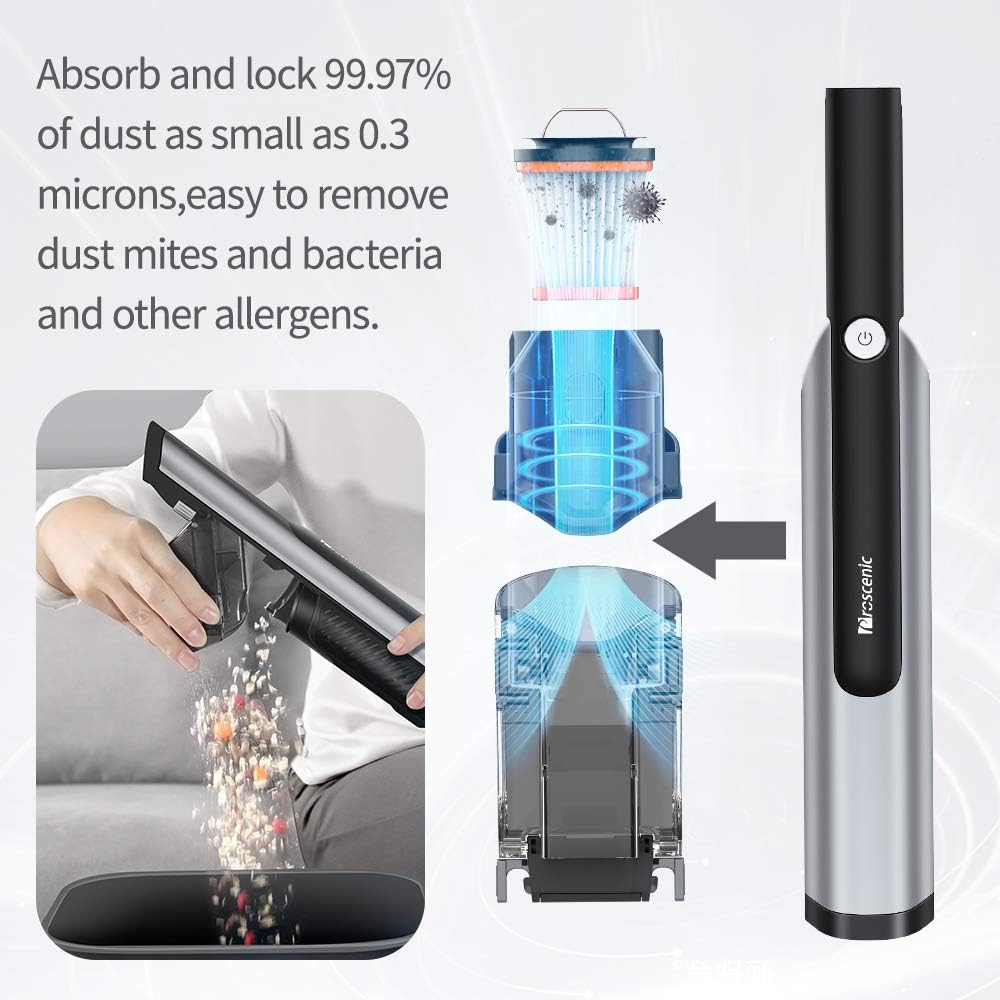 3-in-1 Handheld Vacuum with 12KPa Suction E762080
