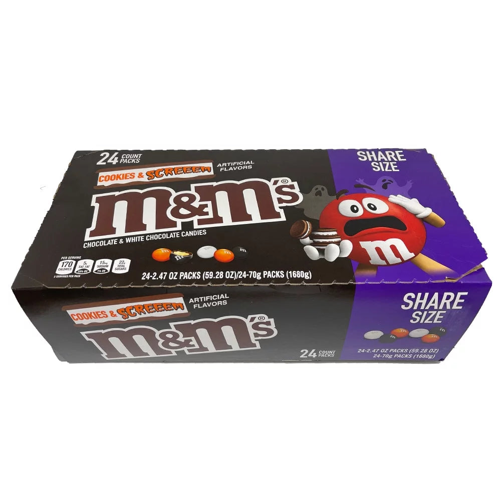 Halloween M&M Cookies and Screeem 2.47 oz. Share Size H2376