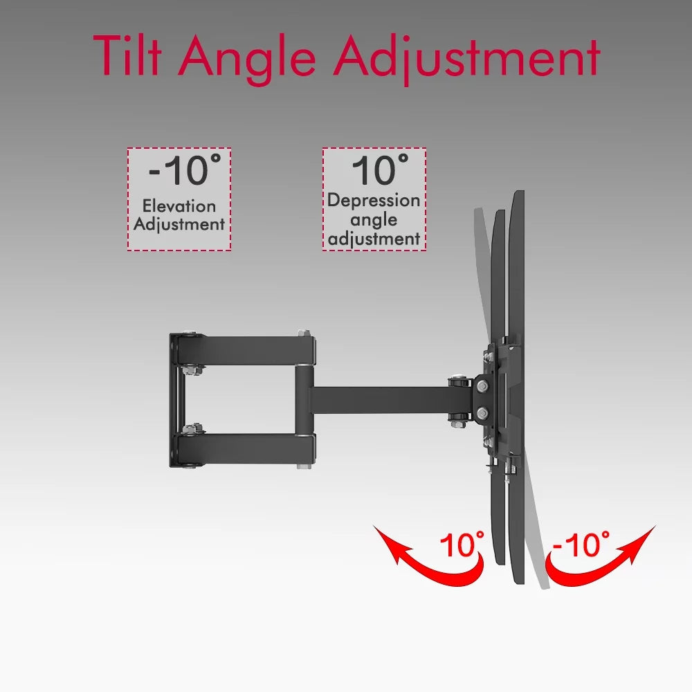 26-55" Black Swivel TV Wall Mount Bracket C621277