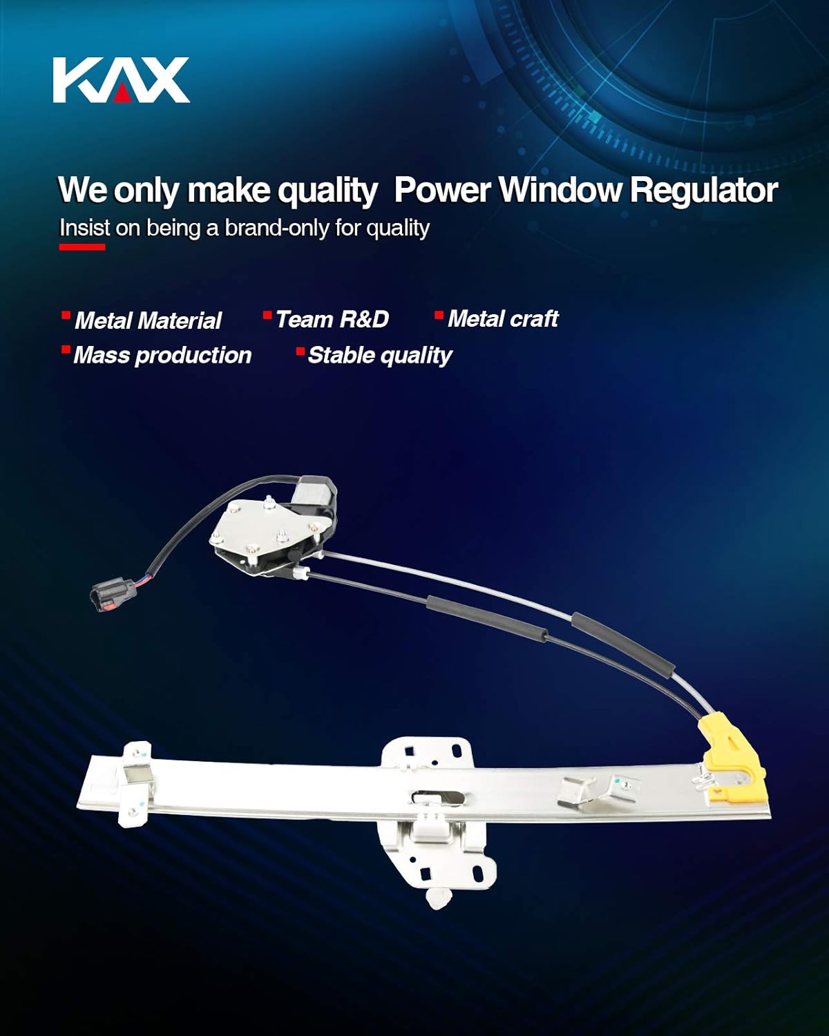 Power Window Regulator and Motor Assembly Front Right Passenger Side Compatible with Cherokee 1997-2001 Pack of 2 O8470