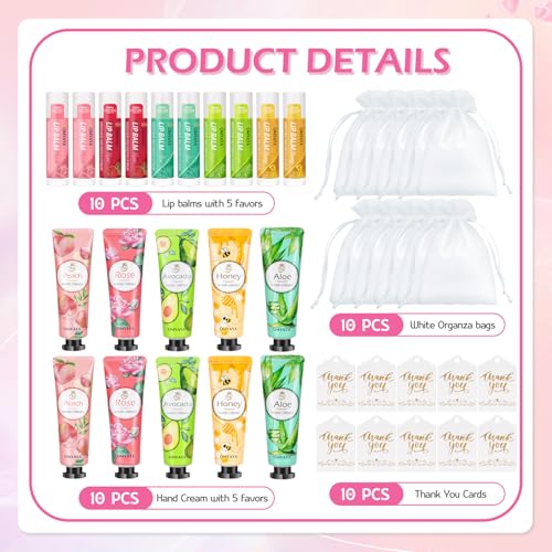 Lip Balm and Hand Cream Gift Set 20 Pack U952
