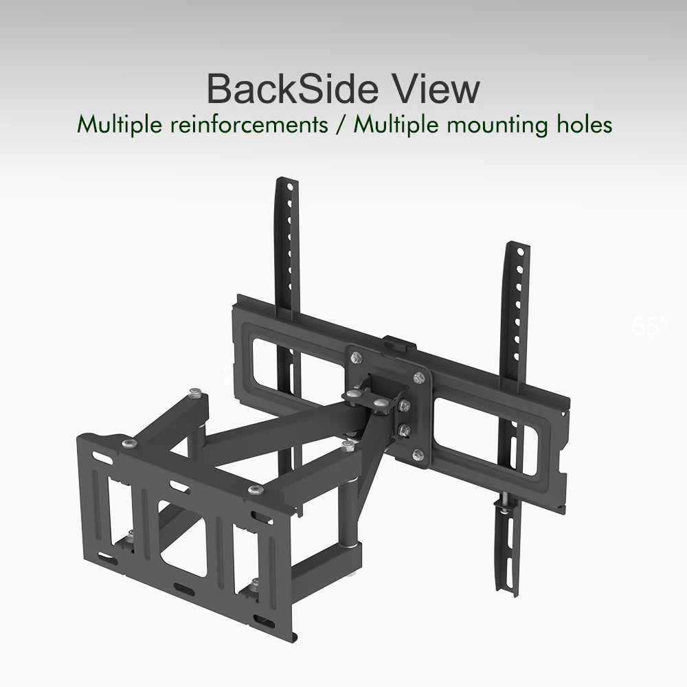26-55" Black Swivel TV Wall Mount Bracket C621277