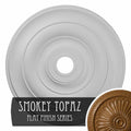 26 1/2x22OD x 3 5/8x22ID x 1 1/2x22P Ceiling Medallion Hand-Painted Smokey Topaz Z4761
