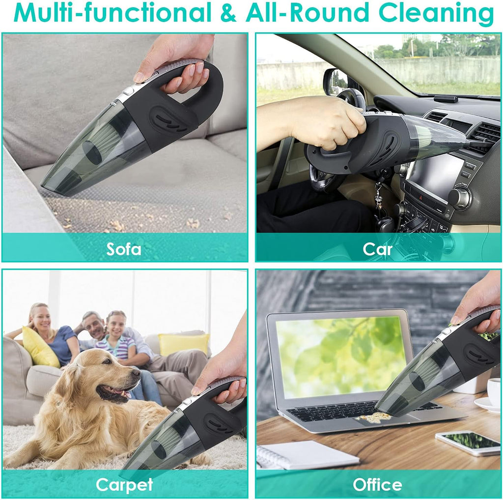 Portable Handheld Cordless Rechargeable Mini Car Vacuum Cleaner W450