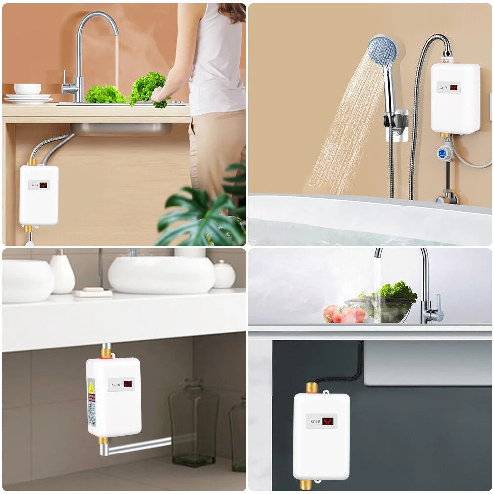 3000W Electric Tankless Water Heater V316
